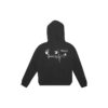 FW20 Brodert hettegenser for menn, svart