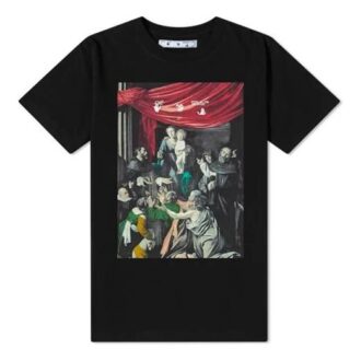 FW20 Caravag-maleri, kort ermet, slim