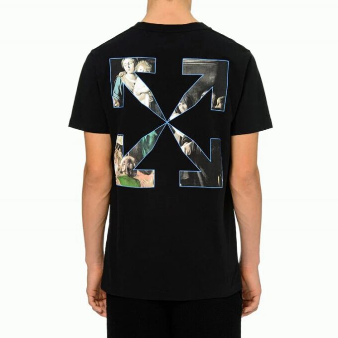 FW20 Caravag-maleri, kort ermet, slim