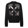 FW20 Caravaggio Angel-genser med trykk for menn, svart