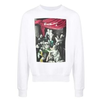 FW20 Caravaggio-trykk, genser med rund hals