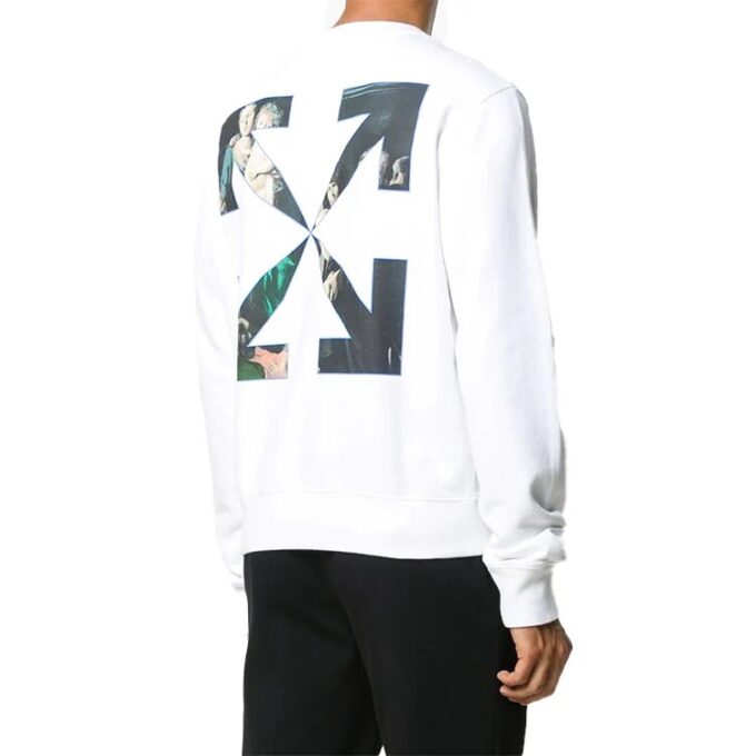 FW20 Caravaggio-trykk, genser med rund hals