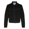 FW20 Denimjakke med piltrykk for menn, svart