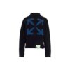 FW20 Denimjakke med piltrykk for menn, svart