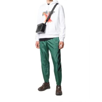 Fw20 Diagonal Stripes Embroidery herre-joggebukse
