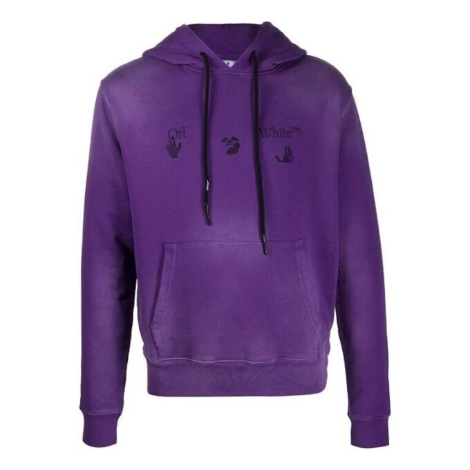 FW20 Fade Logo-hettegenser Lilla