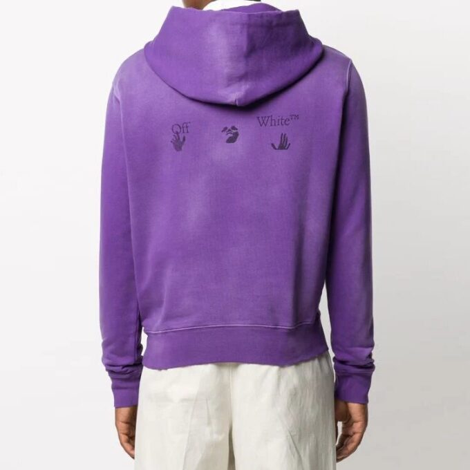 FW20 Fade Logo-hettegenser Lilla