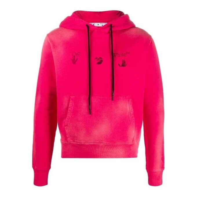 FW20 Fade Logo-hettegenser Rosa