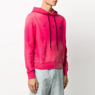 FW20 Fade Logo-hettegenser Rosa