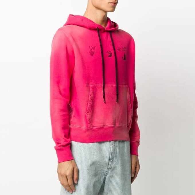 FW20 Fade Logo-hettegenser Rosa