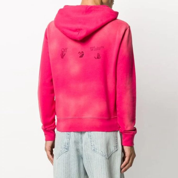 FW20 Fade Logo-hettegenser Rosa