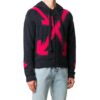 FW20 Fuzzy Arrows Arrow Langermet genser med hette for menn, svart