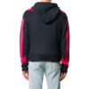 FW20 Fuzzy Arrows Arrow Langermet genser med hette for menn, svart