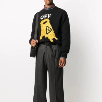 FW20 Genser for menn Svart/Gul