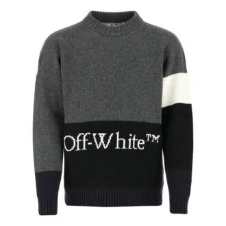 FW20-genser med logotrykk for menn, grå