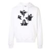 FW20 Ghost Printing hettegenser for menn, hvit