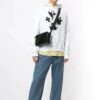 FW20 Ghost Printing hettegenser for menn, hvit