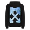 FW20 Hettegenser med Arrows-trykk for menn, svart