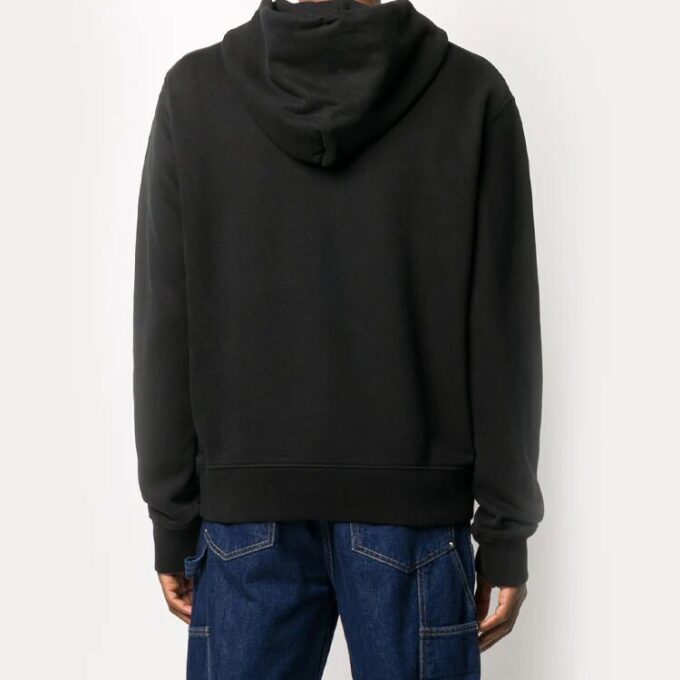 FW20 Hettegenser med trykt logo for menn, svart