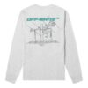 FW20 Håndmalt logo-trykk Pullover Menn Grå