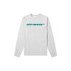 FW20 Håndmalt logo-trykk Pullover Menn Grå