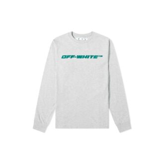 FW20 Håndmalt logo-trykk Pullover Menn Grå