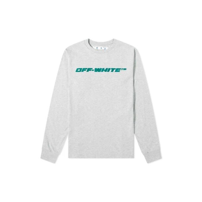 FW20 Håndmalt logo-trykk Pullover Menn Grå