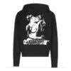 FW20 Kissing-trykk, hettegenser for menn, svart