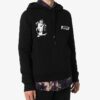 FW20 Kissing-trykk, hettegenser for menn, svart