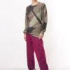 FW20 Langermet herre-T-skjorte med Arrows-print i kamuflasje, grønn