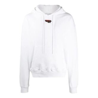 FW20 Logo-hettegenser for menn, hvit