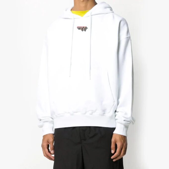 FW20 Logo-hettegenser for menn, hvit