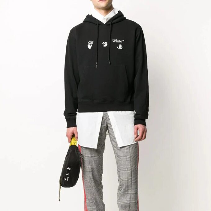 FW20-logo Langermet genser med logo for menn