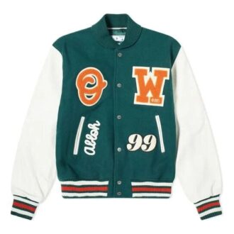 Fw20 Logo-lapper Varsity-jakke