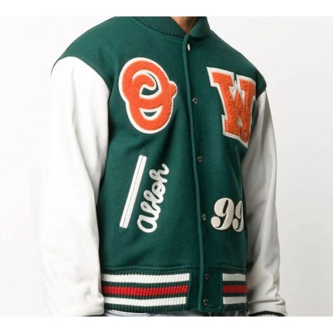 Fw20 Logo-lapper Varsity-jakke