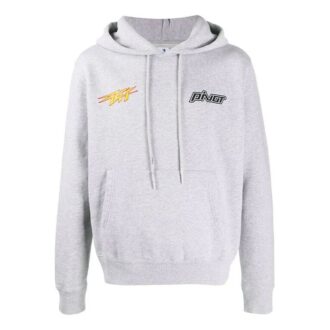 FW20 Logo-trykk hettegenser for menn, grå