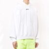 FW20 Logo-trykk hettegenser for menn, hvit