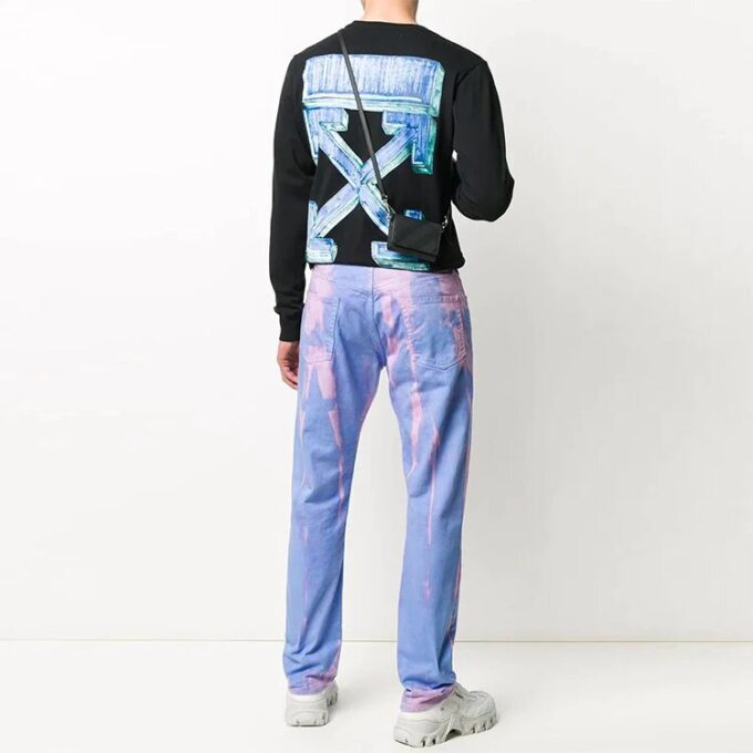 Fw20 Marker Arrows Print Langermet T-skjorte