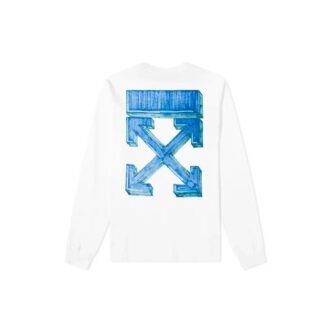 FW20 Marker Arrows-trykk på genser for menn, hvit
