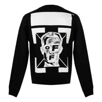 FW20 Masked Face Arrow-gensere «Svart Hvit»