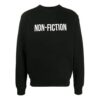 FW20 Non-Fiction-trykk, pullover for menn, svart