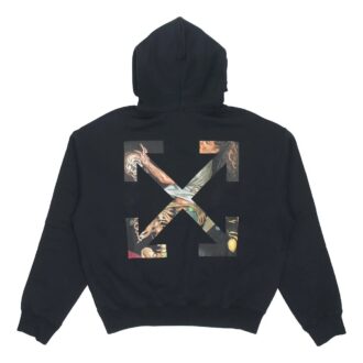 FW20 Painting Arrow hettegenser for menn, svart