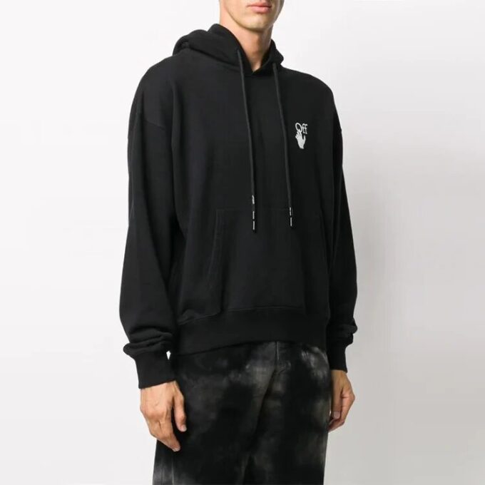 FW20 Painting Arrow hettegenser for menn, svart
