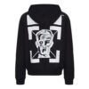 FW20 Pivot Fish-trykk, hettegenser for menn, svart