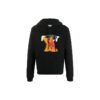FW20 Pivot Fish-trykk, hettegenser for menn, svart