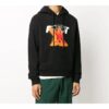 FW20 Pivot Fish-trykk, hettegenser for menn, svart