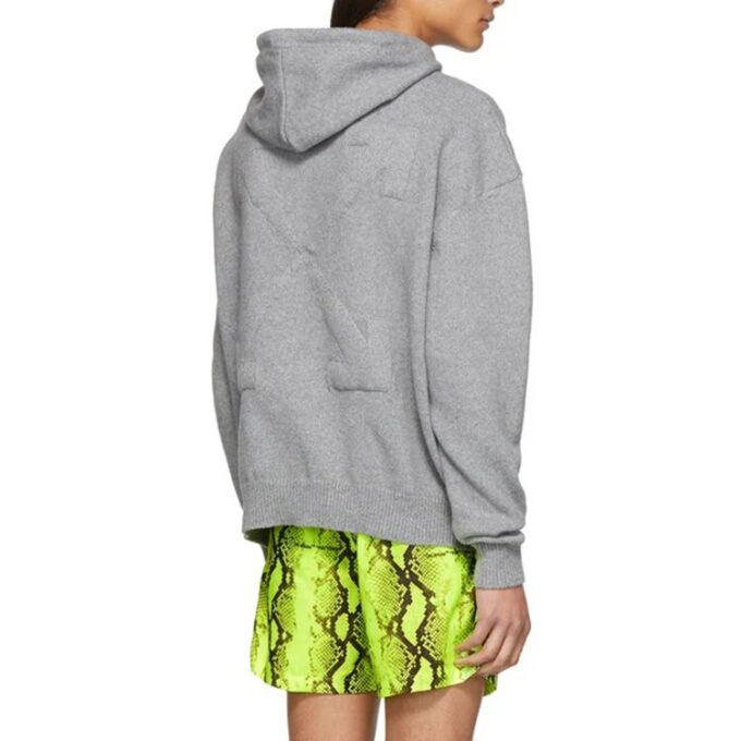 FW20 Pullover med Arrows-mønster for menn, grå