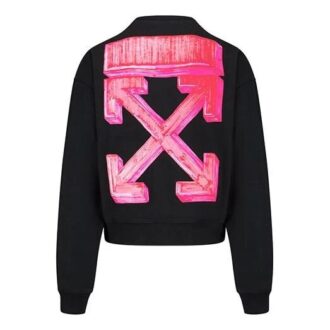FW20 Pullover med Arrows-trykk for menn, svart