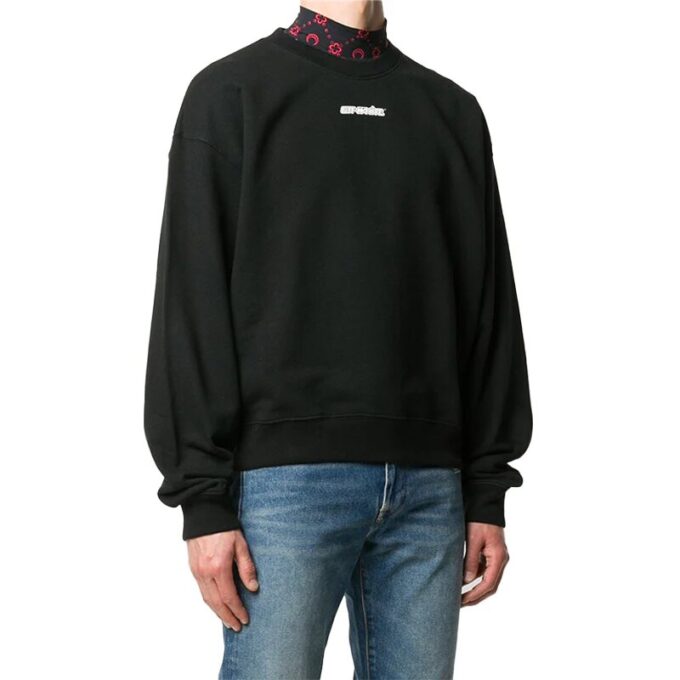 FW20 Pullover med Arrows-trykk for menn, svart