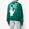FW20 Pullover med logo-trykk for menn, grønn